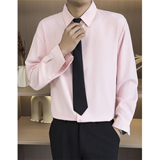 莫代尔黑衬衫男士商务正装抗皱易打理衬衣垂感工作服CY32，男装衬衫，星座1116A（原606A-3）