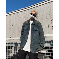 秋季新款美式复古夹克水洗外套J8848P70，男装夹克，星座1116-2