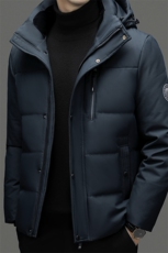 羽绒服男士新款秋冬季宽松休闲中青年保暖连帽外套FF9758-P315，男装羽绒服，星座1105-3
