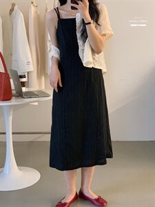 XILYDIA套装女2022夏复古网红吊带罩衫炸街阔腿图片