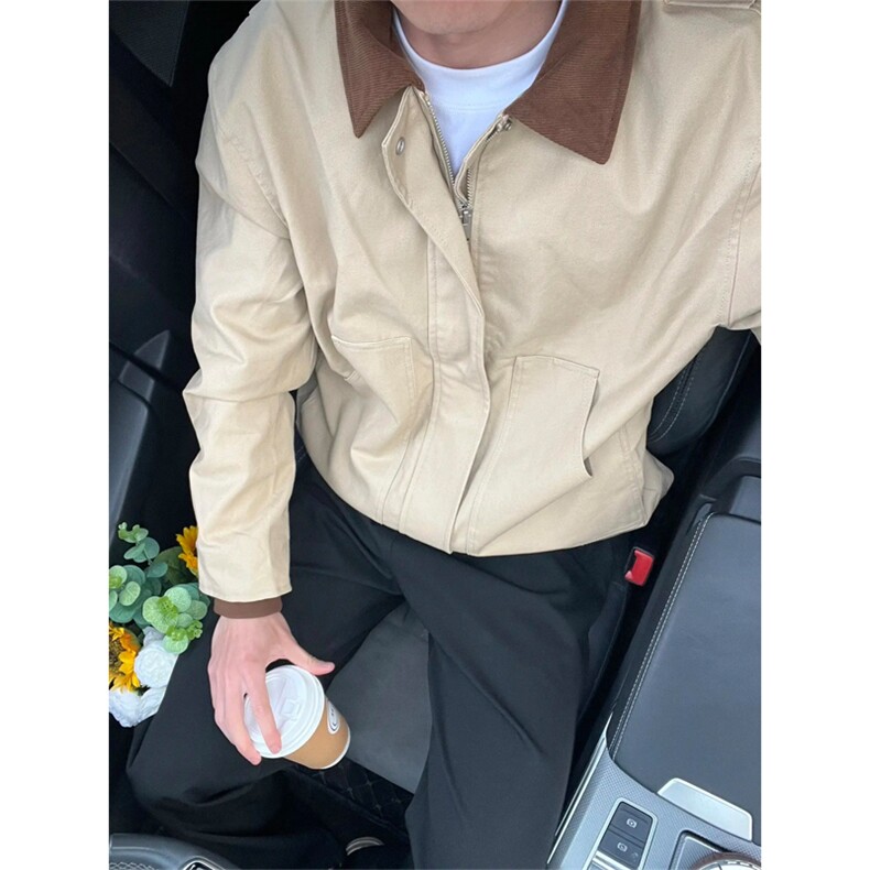 网图有货西博美式翻领夹克巴恩风Duck硬汉工装外套男A381-P75,男装夹克,星座1505