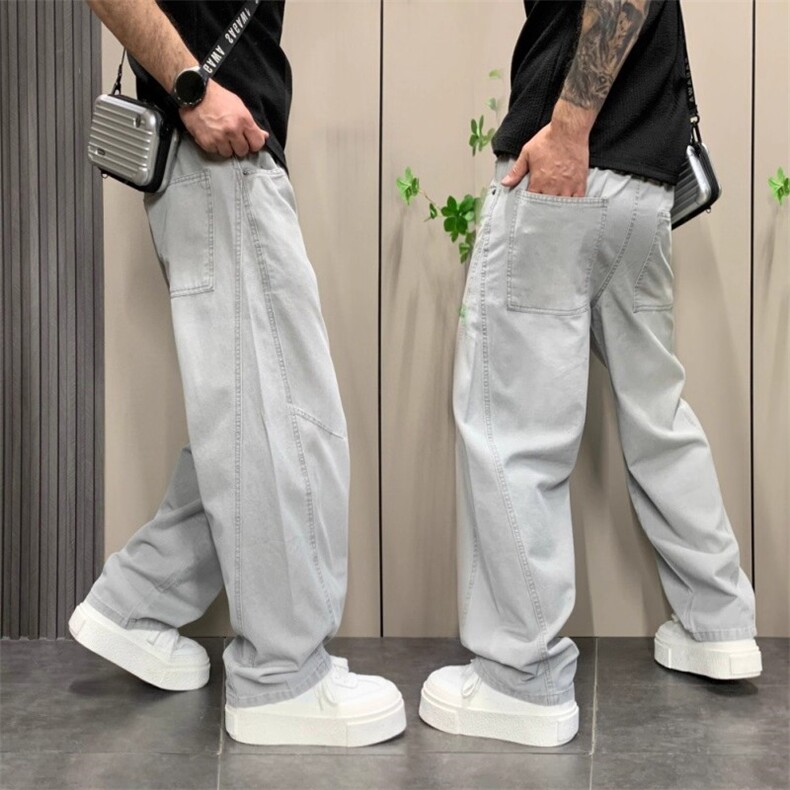 1506-1/KT12221/P51新款美式复古水洗做旧牛仔裤男士潮牌百搭时尚,男装牛仔裤,星座1506-1