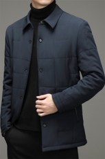 CSMF20225钱塘2020-2商务简约冬季厚款新款中年男士棉衣P117，男装棉衣，钱塘207-2