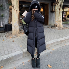 新款已有数据中长款羽绒服宽松90绒295A1622P355控538，女装羽绒服，浙宝295A
