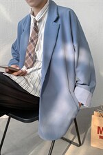 港风潮ins痞帅西服帅气潮流秋季外套炸街小西装现货W609-P52，男装西服，星座512-4