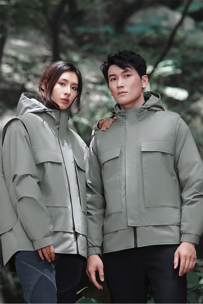 S-6XL新标90白鸭绒以情侣冬季户外三合一羽绒服Y5968-P248,男装羽绒服,星座109