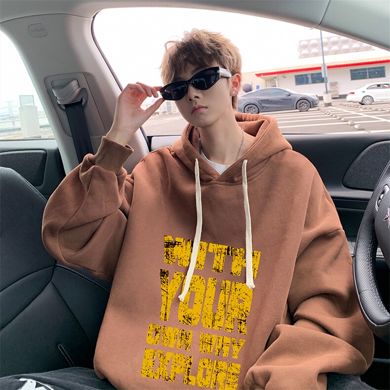 连帽卫衣男大码胖子帽衫大号运动服WY2446-P35,男装卫衣,电商A040