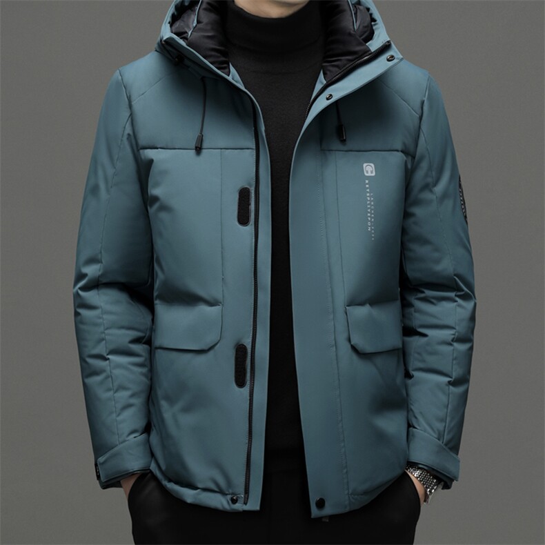 BJY15330钱塘2020-2冬季厚款商务休闲连帽中年男士羽绒服P260,男装羽绒服,钱塘207-2