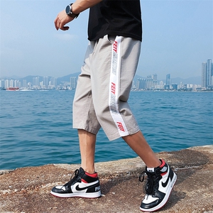 短裤男士夏季宽松春夏七分中裤男装夏天休闲DS-C305A-QK70,71-P35图片