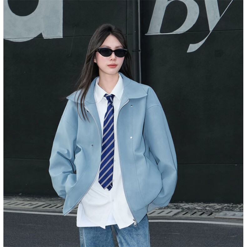 网图美式翻领纹理感PU皮夹克皮衣机车服外套JK508-P70,男装夹克,星座1213