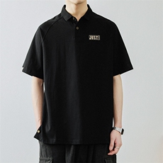 纯棉短袖t恤男士polo衫夏季薄款潮牌纯色休闲上衣服T恤高级感，男装T恤，星座914