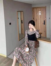 雪纺连衣裙必选，女装连衣裙，阿爆