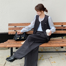 新款现货主推三件套套装2511-P185-K268，女装套装/套裙，2C129
