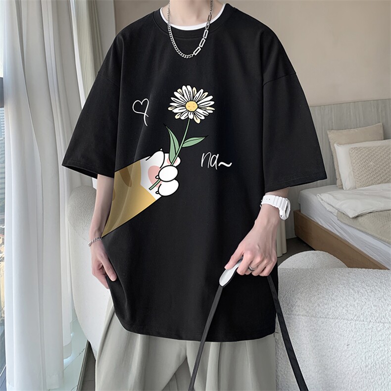 230g重磅纯棉短袖t恤男大码半袖半截袖DX17265-P20,男装T恤,电商A040