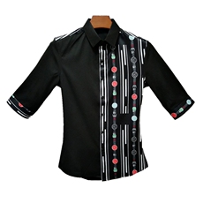 2021新款男社会风印花衬衫服修身休闲中袖夜店衬衣工作服D445，男装衬衫，星座419（原A233）