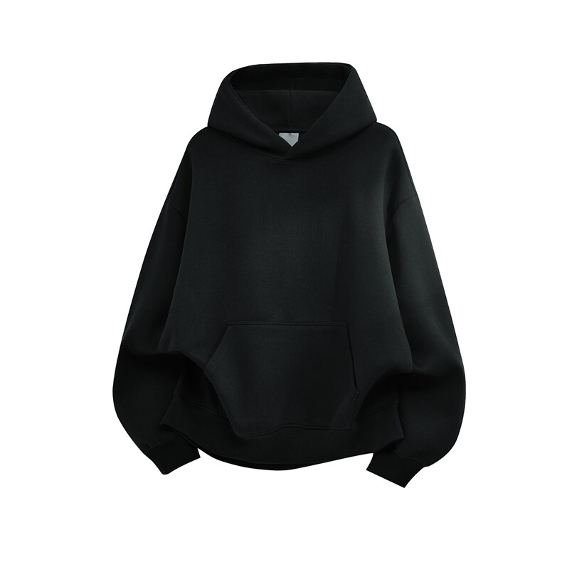 重磅全棉380克二开连帽卫衣纯色短宽套头外套男上衣AH932-特P34，女装短外套，星座610B-1