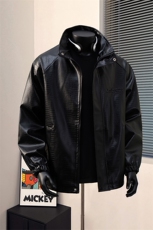 港风模特钢印夹克大码M-5XL皮衣鳄鱼纹情侣皮衣男JK8749P90控128，男装夹克，星座227-7