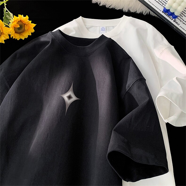 得物直播品质220克纯棉精梳xz605-dcm257-特批20控38,男装T恤,星座605(原A050)