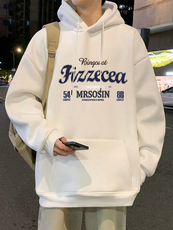 CM122卫衣男新款休闲美式外套宽松重磅纯棉大码长袖帽衫，女装短外套，星座304A