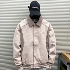 W9558-P65网图现货美式高街撞色拼接毛呢棒球服夹克外套，男装夹克，星座1608-2