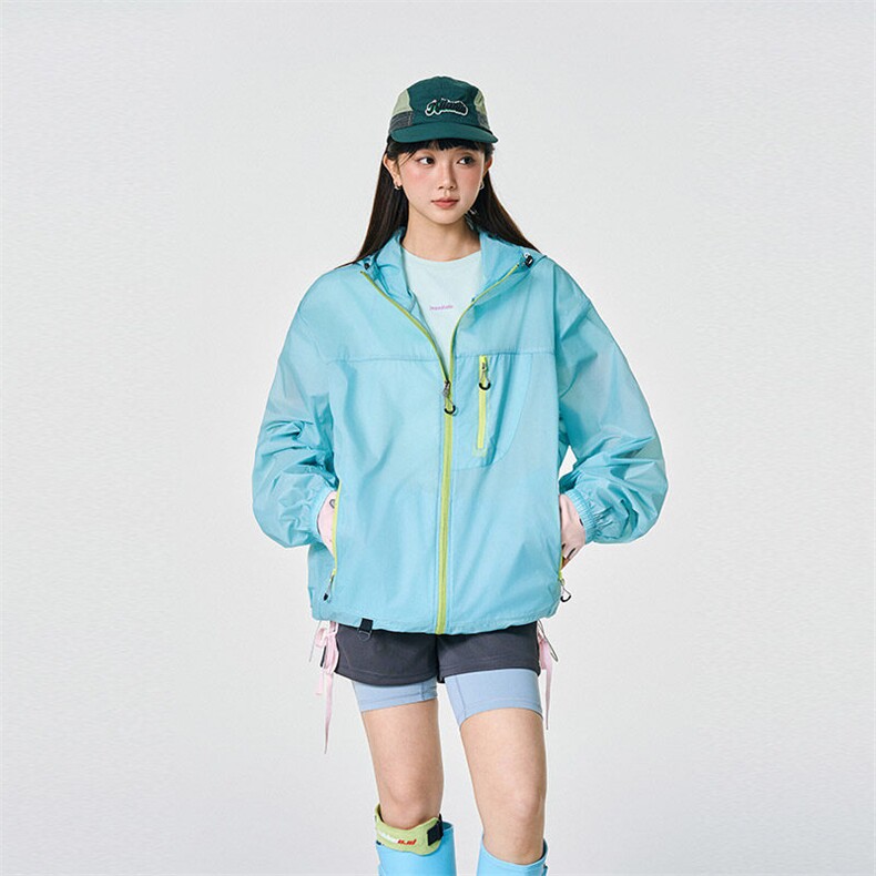 UPF50+有报告凉感轻薄透气宽松大码潮流防晒服DQC659-P48，男装防晒衣，电商B306