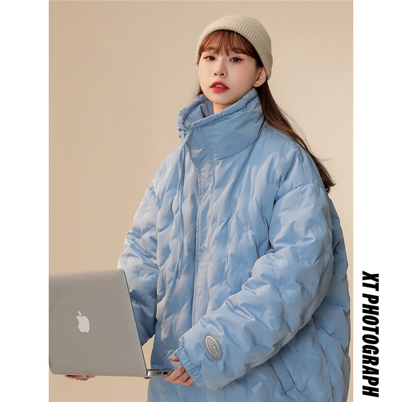 1定制面料中性风棉衣大码M-5XL半高领棉衣男外套女8707P125控168，男装棉衣，星座226-2