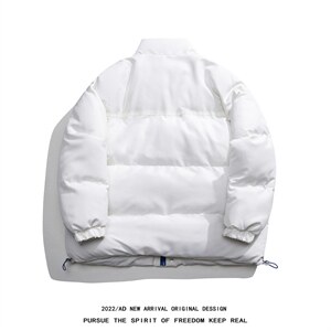 ! 白底冬季时尚基础款加厚保暖百搭立领棉衣MY351P115控158图片