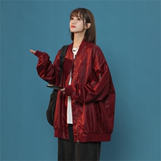 纯色刺绣夹克防水棒球服X1213-DY148-P75，男装夹克，星座1213