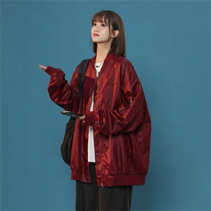 纯色刺绣夹克防水棒球服X1213-DY148-P75图片