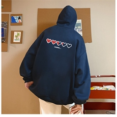 抖音供货、重磅360克现货字母印花连帽卫衣HD019-1-LMWY4495-P35，男装卫衣，电商019-1