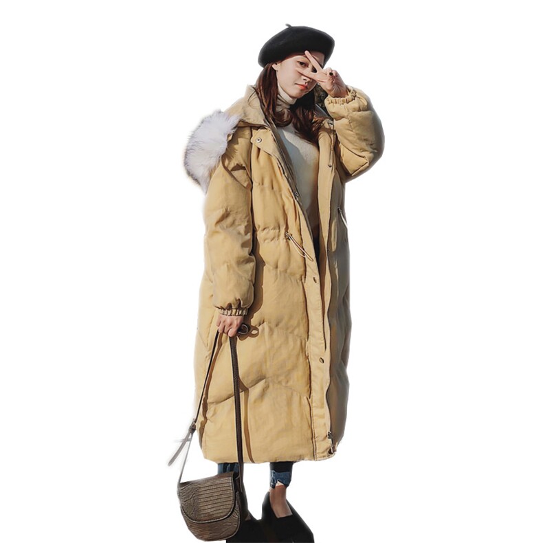 款现货好数据柒柒家大毛领收腰棉服M71,女装棉衣/棉服,柒柒家