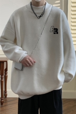 8XL半高领毛衣男大码胖子针织衫毛线衣M18369-P45加绒款-P65，男装针织衫/毛衣，电商A040