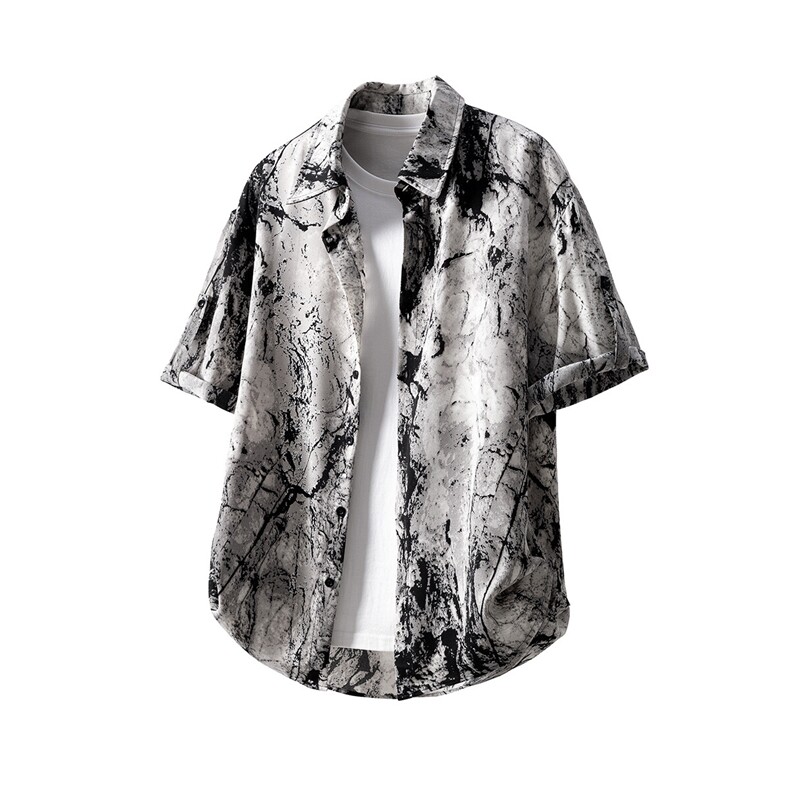 短袖衬衫CS77033特P25短裤DK77055特P18无差价：套装TZ77066特P43，男装休闲套装，星座227-7