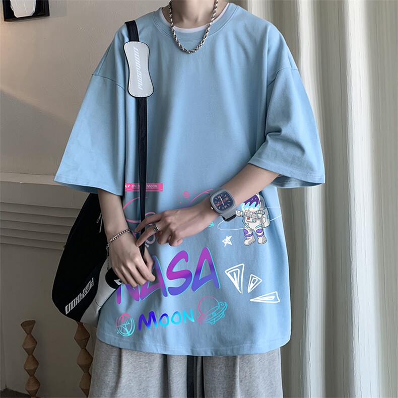 230g重磅纯棉短袖t恤男大码半袖半截袖DX17186-P20,男装T恤,电商A040