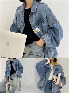 牛仔外套图片