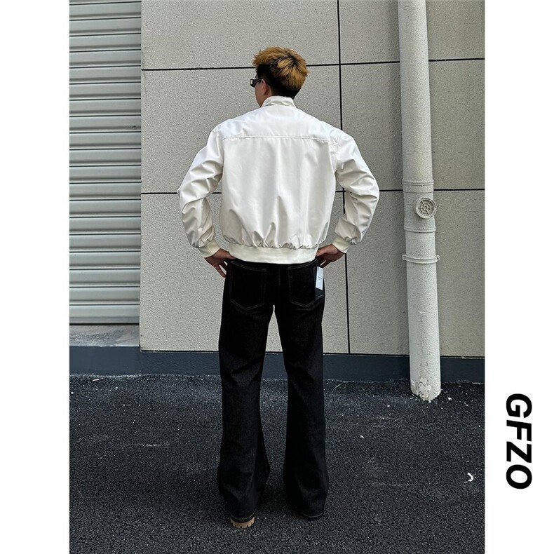 网图秋装硬汉风夹克教练三防立领冲锋衣工装飞行外套男S502特48,男装夹克,电商A233-1