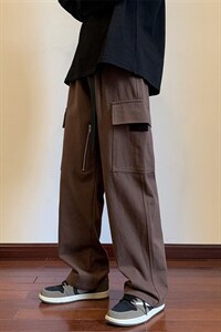 2026秋季新款美式高街腰扣工装休闲裤 XZ604-KG40-P65控78图片