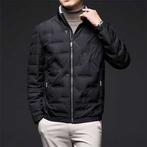 CD8228钱塘2020-2秋冬新款时尚休闲男士羽绒服立领保暖外套P215图片