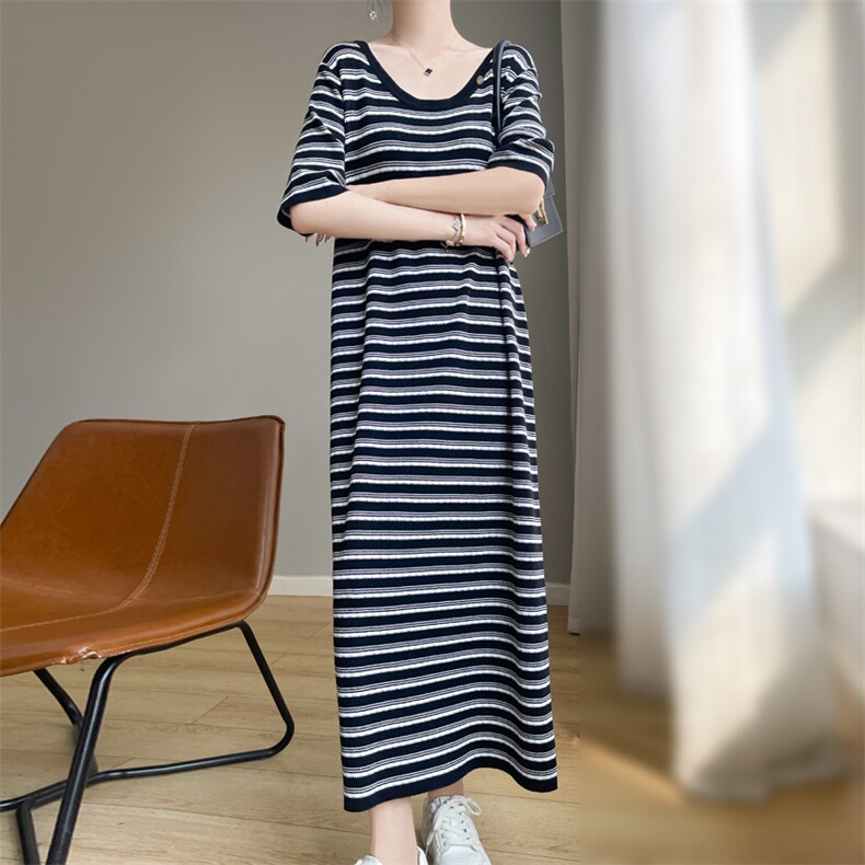25新款时尚慵懒风连衣裙女高级韩系时尚简约,女装连衣裙,东远绒业