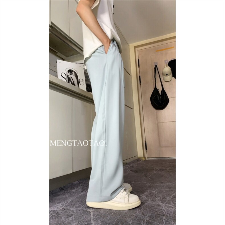 现货（量大价优)~春夏季冰丝垂感显瘦西装休闲长裤K06009P45,男装西裤,星座1004（原星座815-3）