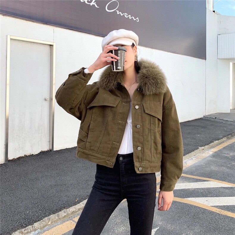 冬款派克狐狸毛领，其它，雪儿诱惑