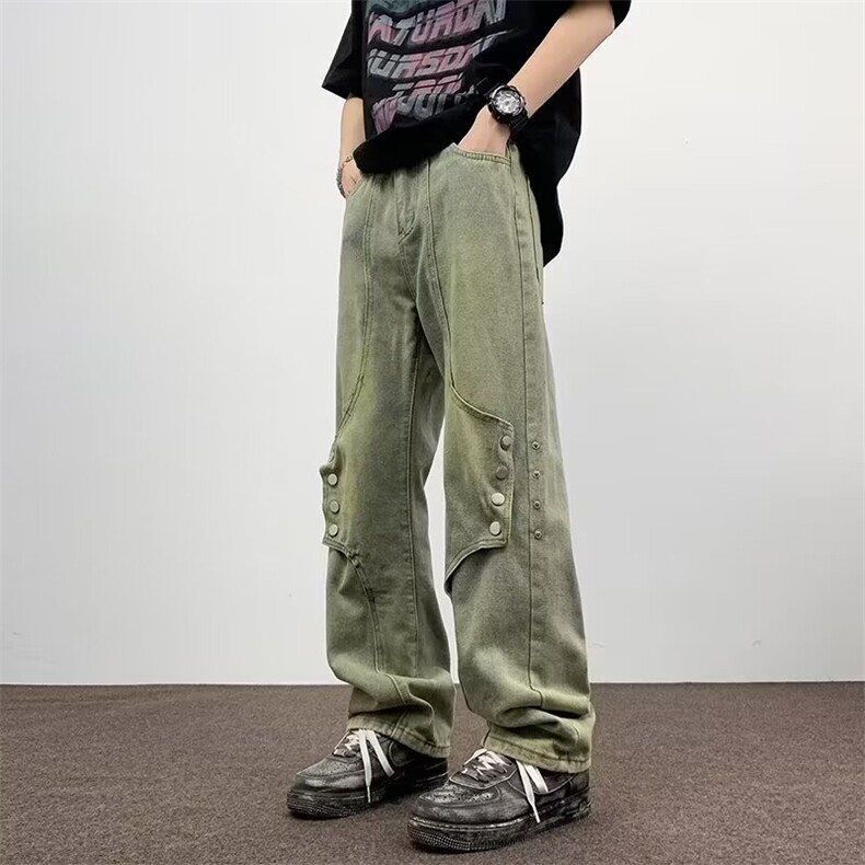 2024美式牛仔裤男款直筒长裤潮C6169P55,男装牛仔裤,星座1116-2