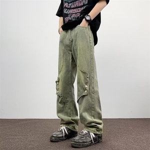 2024美式牛仔裤男款直筒长裤潮 C6169 P55图片