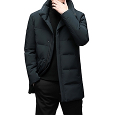 中年立领羽绒服男休闲短款上衣爸爸装冬装羽绒服YYYR077-P275，男装羽绒服，电商B212（原钱塘6029）