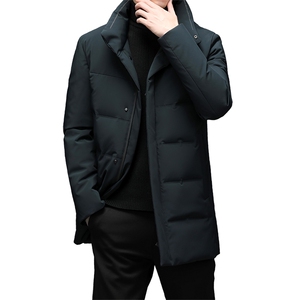 中年立领羽绒服男休闲短款上衣爸爸装冬装羽绒服YYYR077-P275图片
