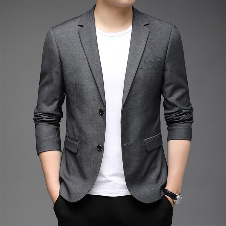 87882-1秋季新款西服男修身晚礼服双扣P118，男装西服，电商B360