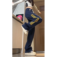 2025秋季现货新款条纹织带卫裤长裤XZ806-CK03057-p35-控58，男装休闲裤，四季星座806