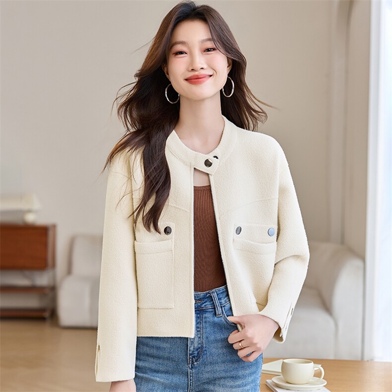 时尚减龄针织开衫女春装2025新款设计感好看别致休闲百搭毛衣外套,商品下架区,韩然一族
