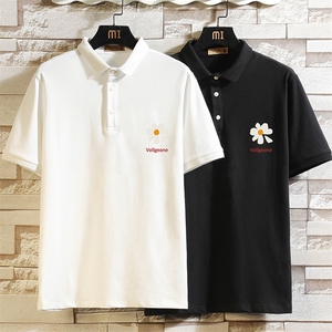 PL57059-P35 翻领短袖polo衫男大码胖子半袖t恤男有领保罗衫图片