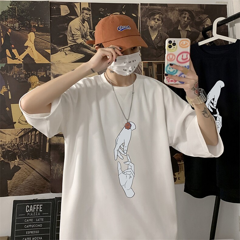 Q11147-P30春夏季七分袖t恤男大码五分袖男短袖中袖,男装T恤,电商A040